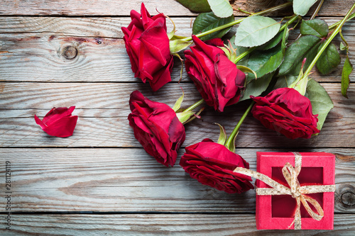 Frame of roses.