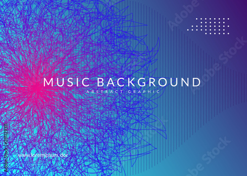 Gradient party flyer. Commercial concert banner layout. Dynamic fluid shape and line. Gradient party flyer. Electro dance music. Electronic trance sound. Club dj poster. Techno event.