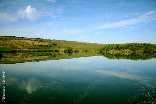 landscape with Bezid lake - Romania