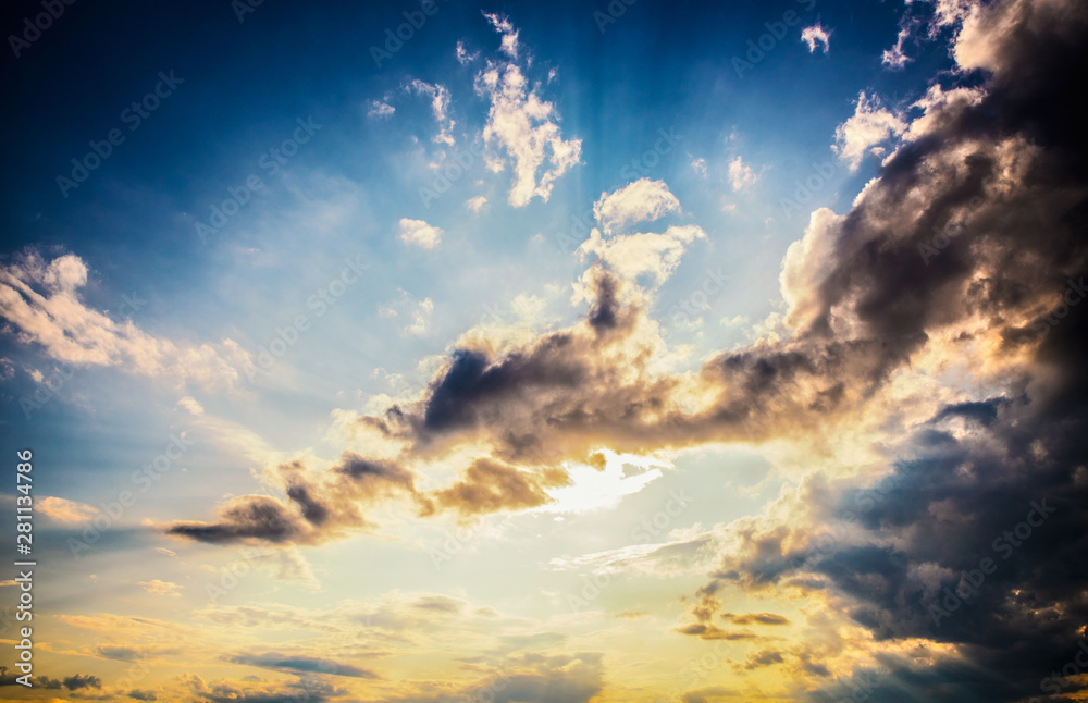 Sky with clouds Sky with clouds