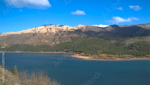 paisaje bariloche montañas lago nieve argentina
