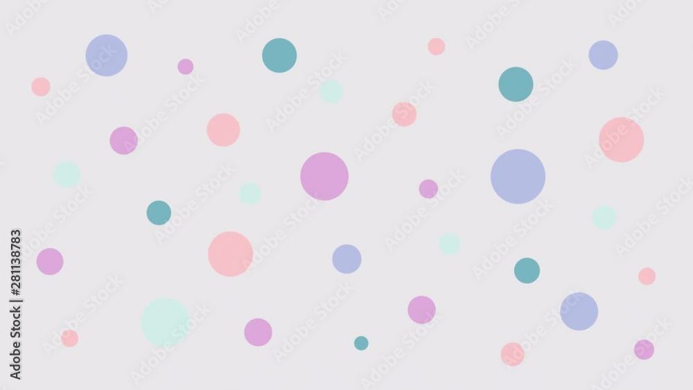 Colorful bubbles. Minimal motion design. Colorful bubbles. Minimal motion design.
