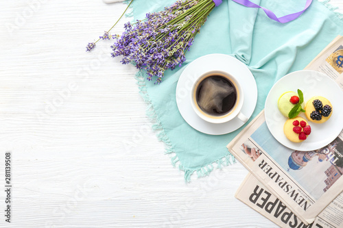 Beautiful lavender flowers ...