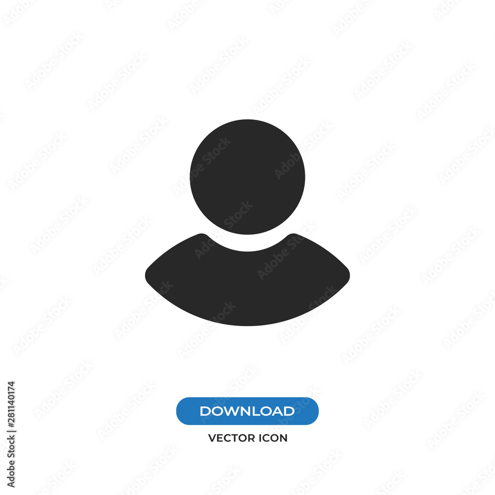 Male user vector icon Male user vector icon