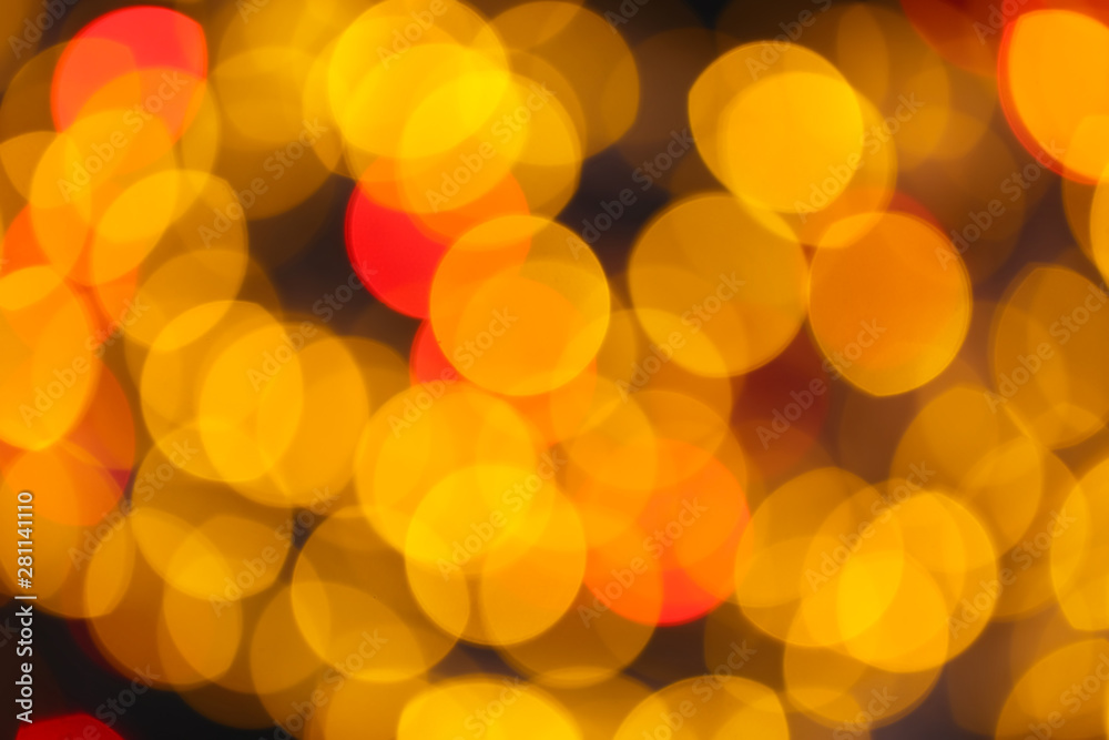 Blurred lights on dark background Blurred lights on dark background