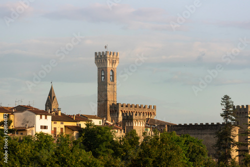 beautiful panorama of Mugello in Tuscany photo