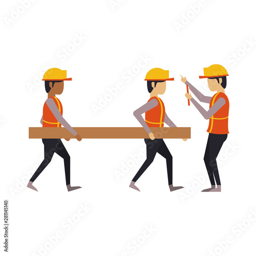 construction architectural engineering work cartoon