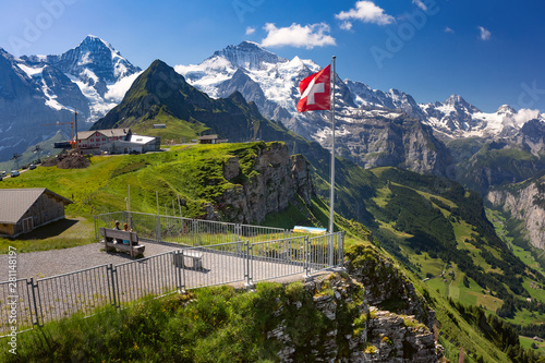 Mannlichen viewpoin, Switzerland
