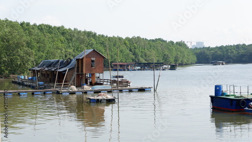 boat on the lake