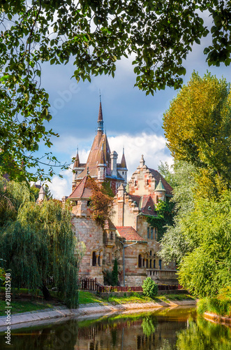 Famous Vajdahunyad castle in Budapest, Hungary