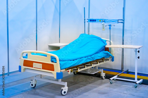 Hospital bed. Medical bed. ...