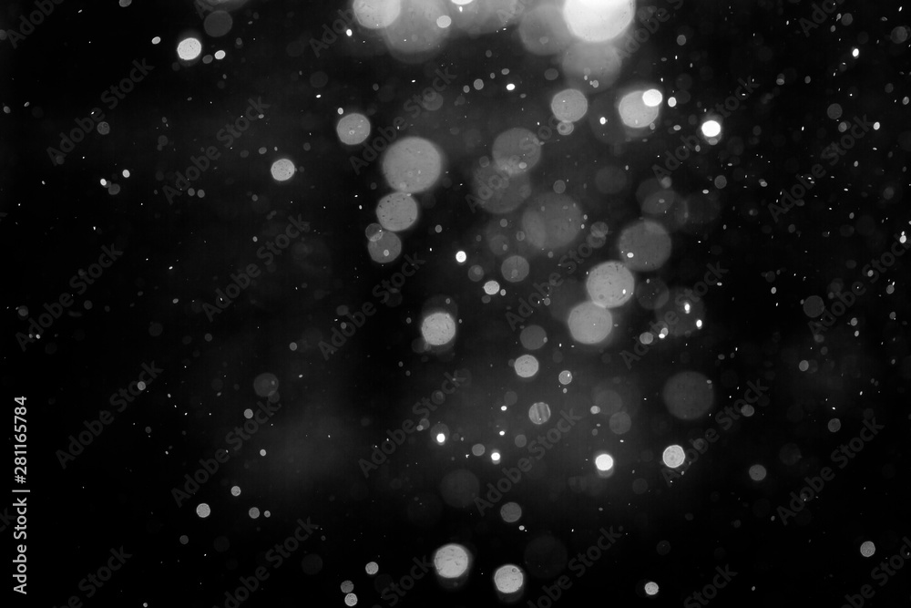 Blur bokeh of light on black Blur bokeh of light on black