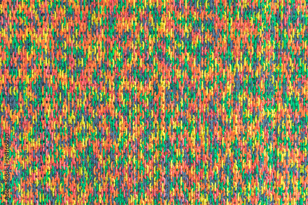 Colorful plastic chain