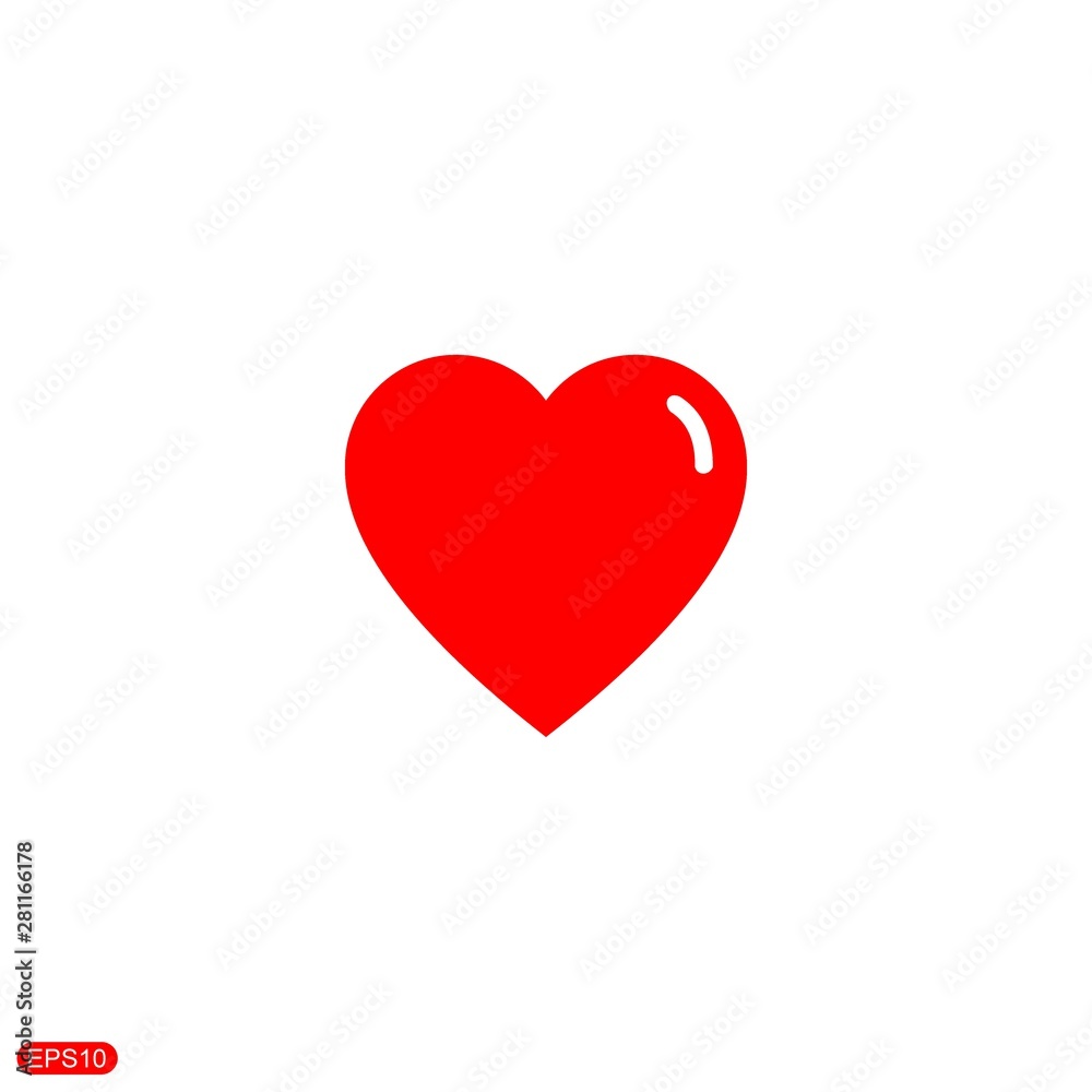 Heart Icon Vector with white background.Heart Icon EPS.Heart Icon Drawing.vector ilustration