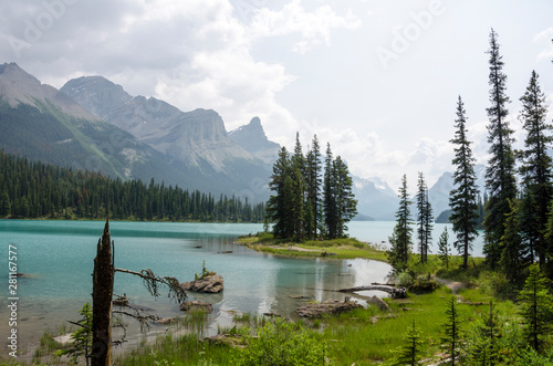 Spirit Island in Maligne Lake