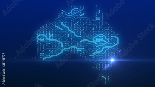 Photos Australia circuit board ndb network infrastructure connectivity of the future -