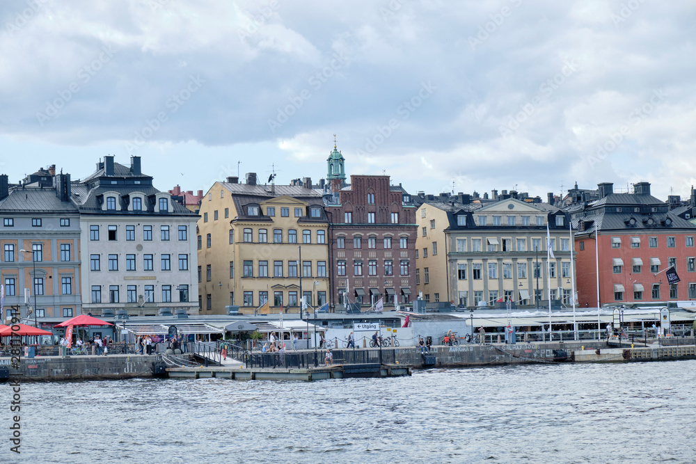 Naklejka premium old town in stockholm in sweden