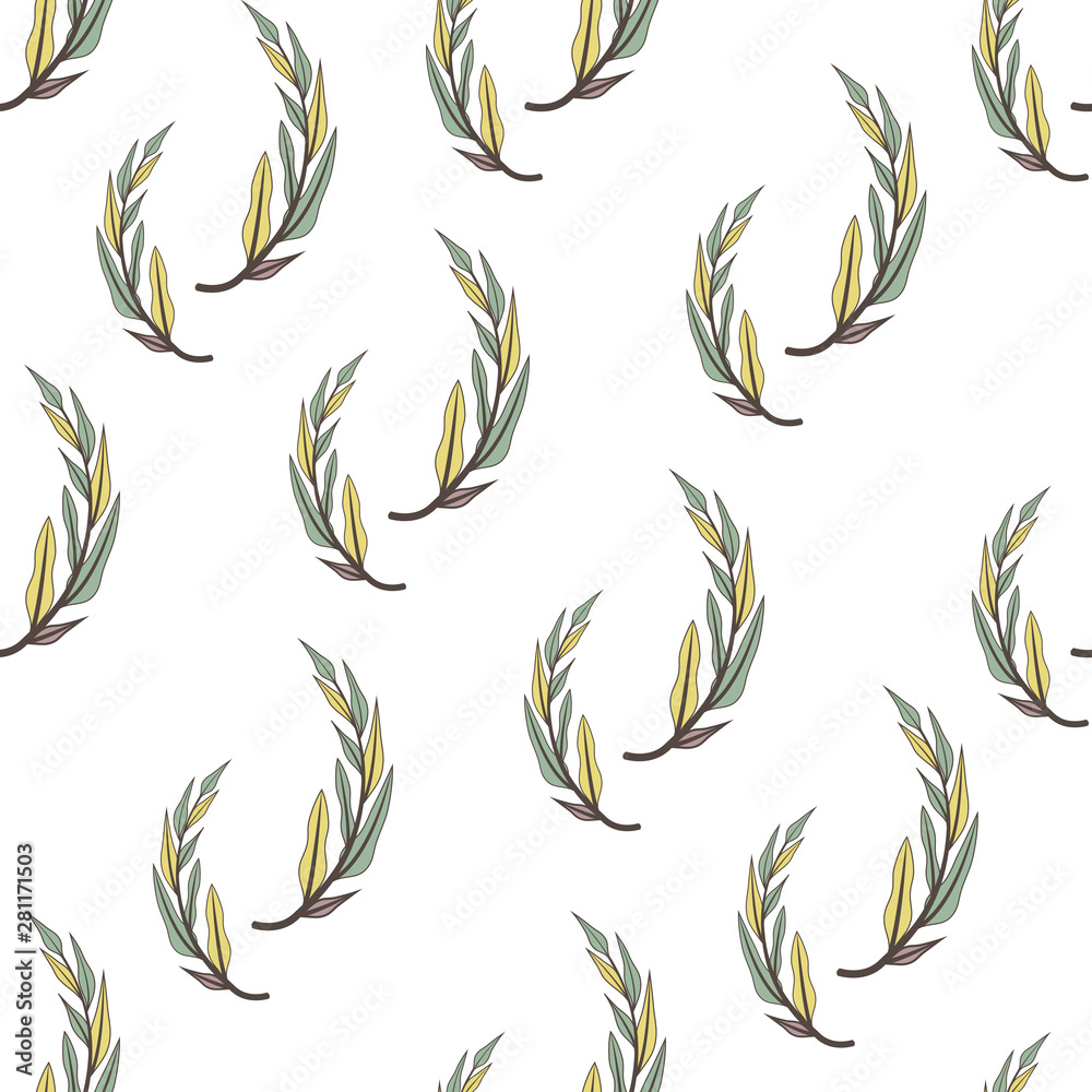 Texture with flowers and plants. Floral ornament. Original flowers pattern. Texture with flowers and plants. Floral ornament. Original flowers pattern.