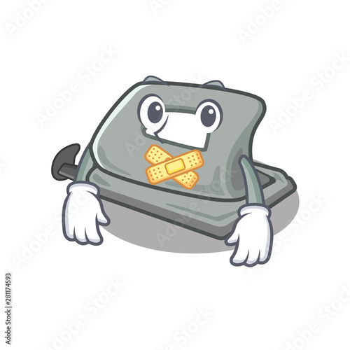 Silent hole puncher in the cartoon shape
