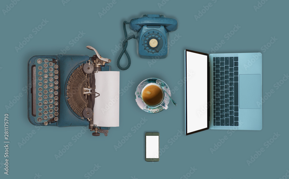 Past, present and future of technology and devices, from typewriter to