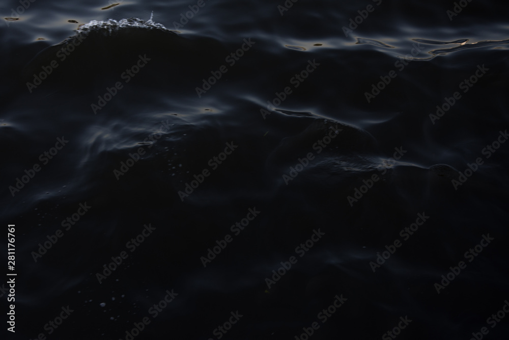 Black waves and storm Stock Photo | Adobe Stock