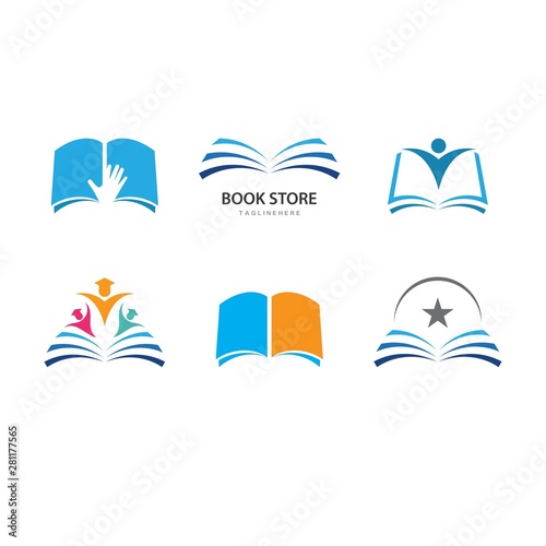 Book education Logo Template