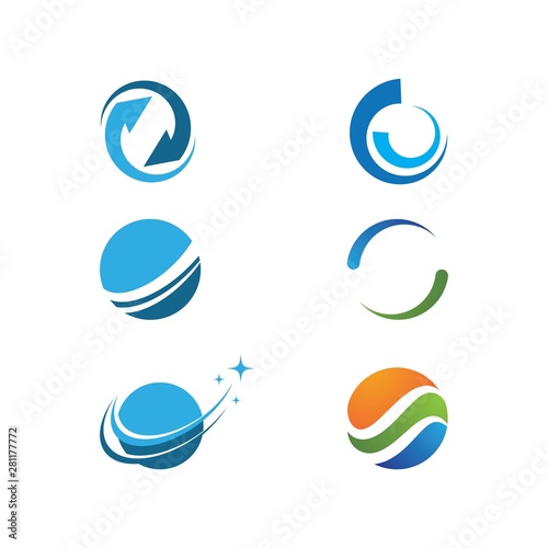 Abstract Circle technology logo