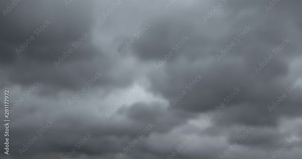 Time lapse of storm clouds moving fast during rainy season Time lapse of storm clouds moving fast during rainy season