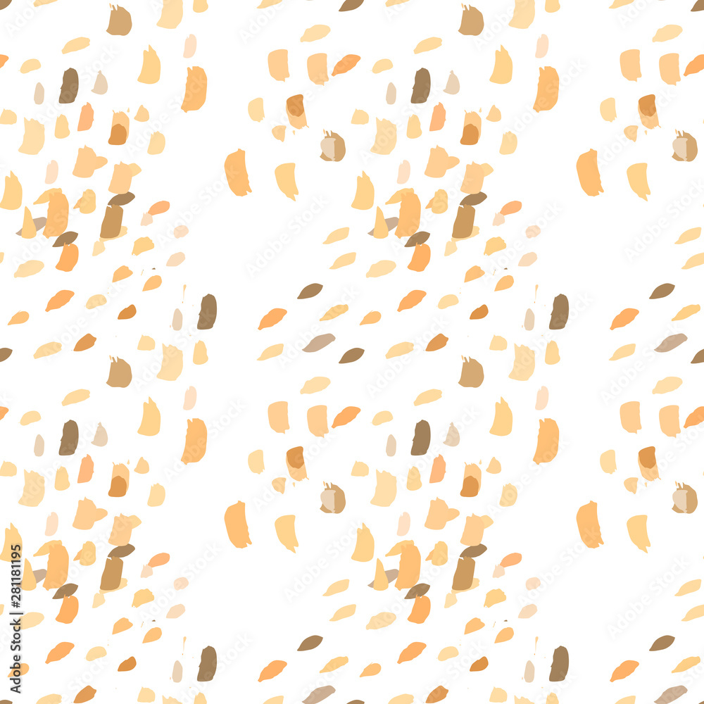 Hand drawn animal skin and tropical lilya. Sketchy pattern textile design. Vector  native meaningful background.