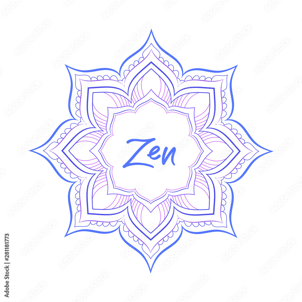 zen yoga mandala