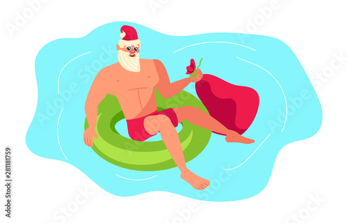 Christmas at the tropical sea resor