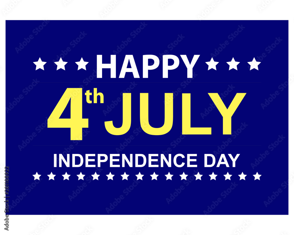 America Happy INDEPENDENCE DAY Poster America Happy INDEPENDENCE DAY Poster