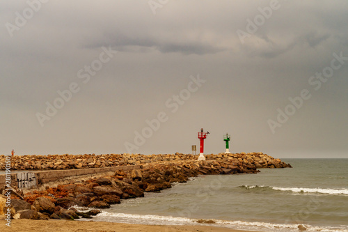 Leuchtturm am Strand