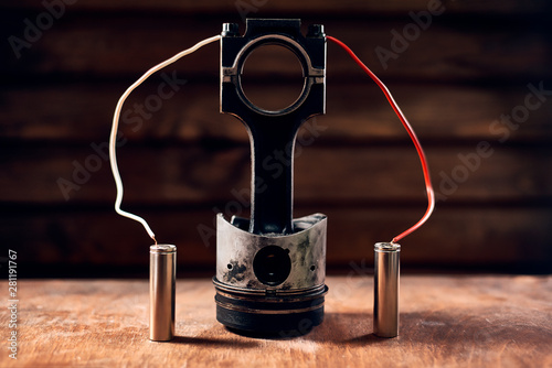 Old piston from the engine ...