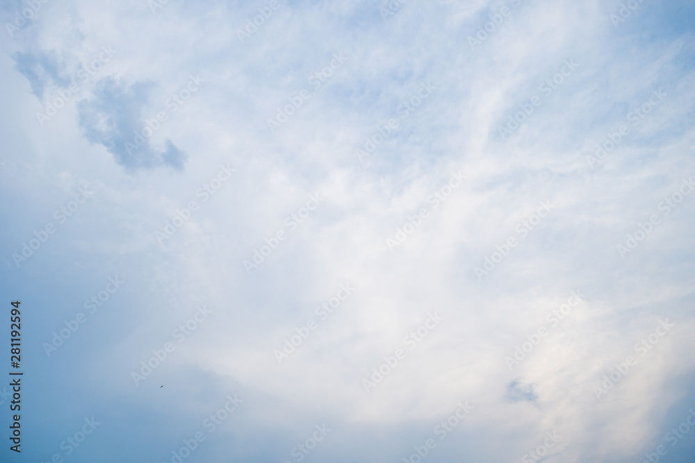 Blue sky with cloud. Clearing day and Good weather in the morning. Blue sky with cloud. Clearing day and Good weather in the morning.