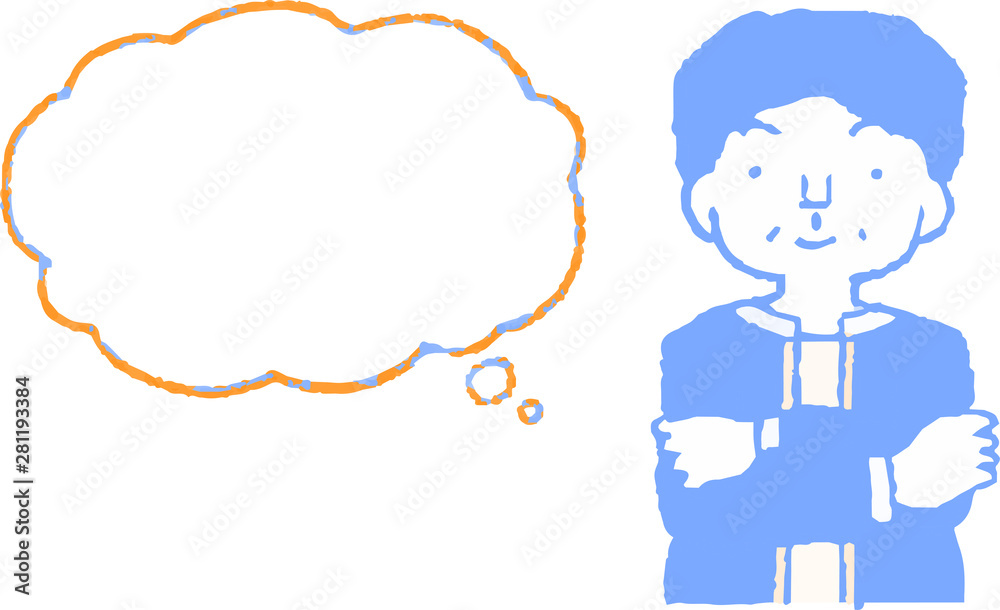 Illustration of men of various ages with Speech Balloon Illustration of men of various ages with Speech Balloon