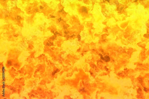 Abstract background - gothic burning hell texture, fire 3D illustration
