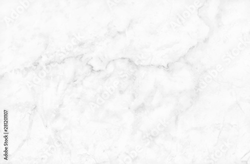 White grey marble texture background in natural pattern with high resolution for interior decoration, imitation tiles luxury stone floor. © Nattha99
