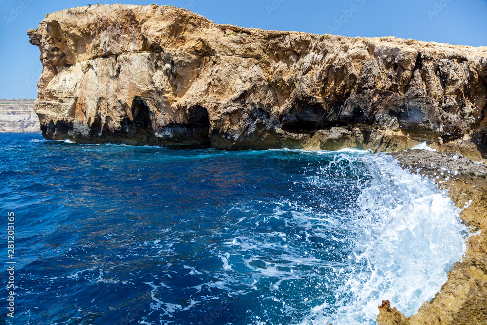 Obraz premium Blue hole Malta