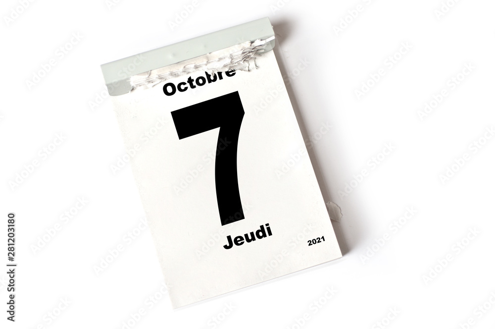 7. Octobre 2021 7. Octobre 2021