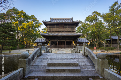 Fotografie, Obraz Shofukuji Zen Temple in Hakata Fukuoka, Japan