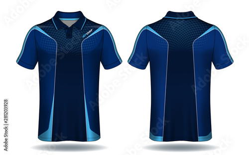 T-shirt polo design, Sport jersey template.	