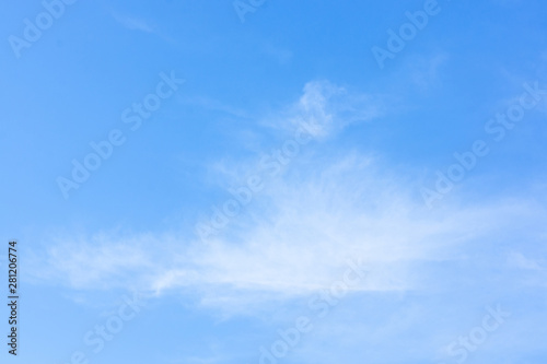 blue sky with cloud © alexbush