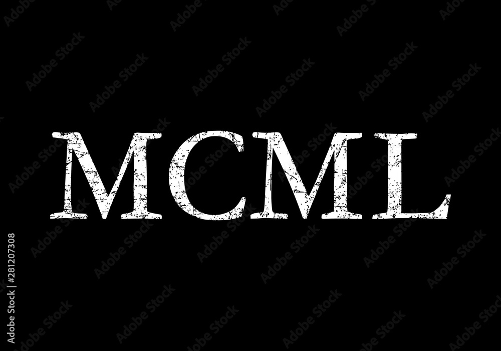 MCML 1950 Roman (Ancient White) MCML 1950 Roman (Ancient White)