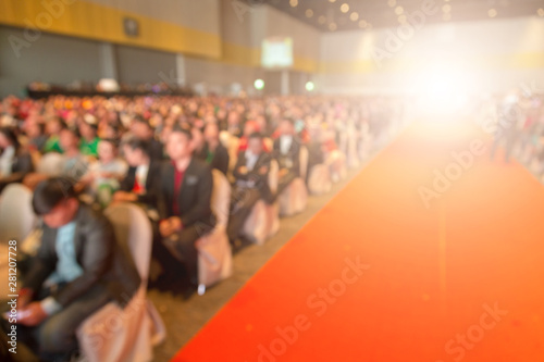 Wallpaper Mural Disfocus of the red carpet in the award ceremony theme creative. background for success business concept Torontodigital.ca