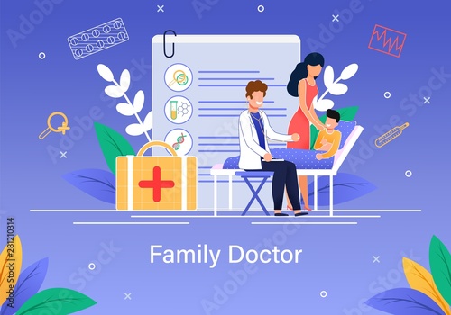 Website Family Doctor, Therapist. Landing Web Page