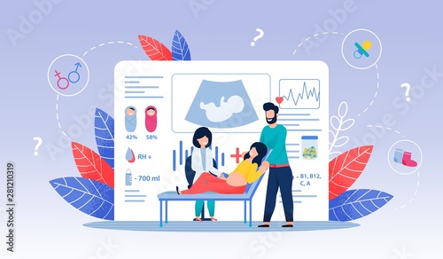 Visit Doctor, Pregnant Woman. Web, Landing Page