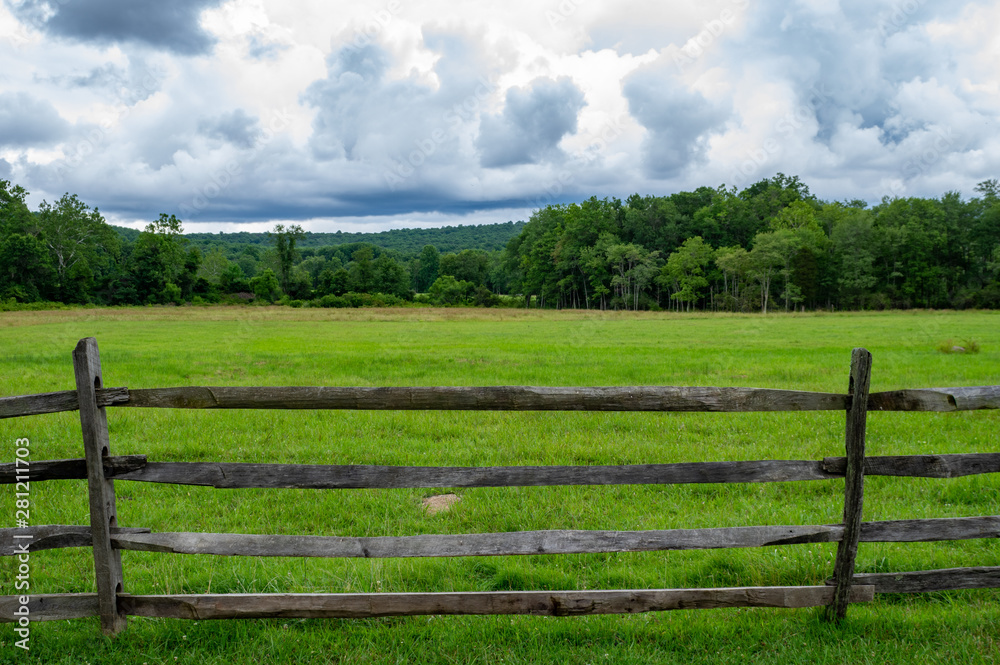 Rail Fence at the Pasture