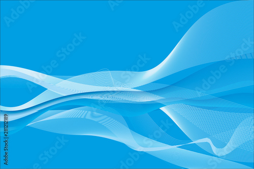Blue smoke background in ho...