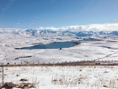winter in mountains